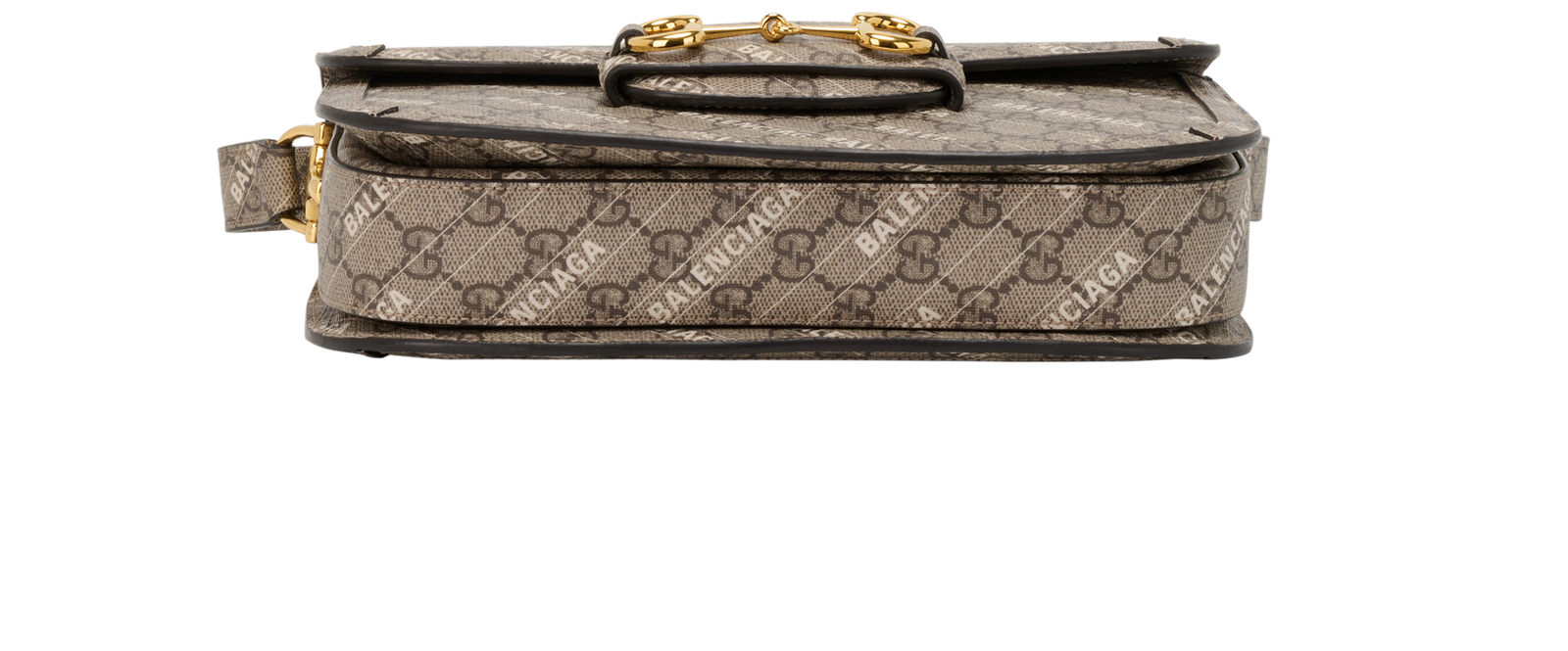 x Balenciaga Medium Horsebit 1955, &pound;995, Handbags, Beige/Brown/Cream, Canvas, Top view